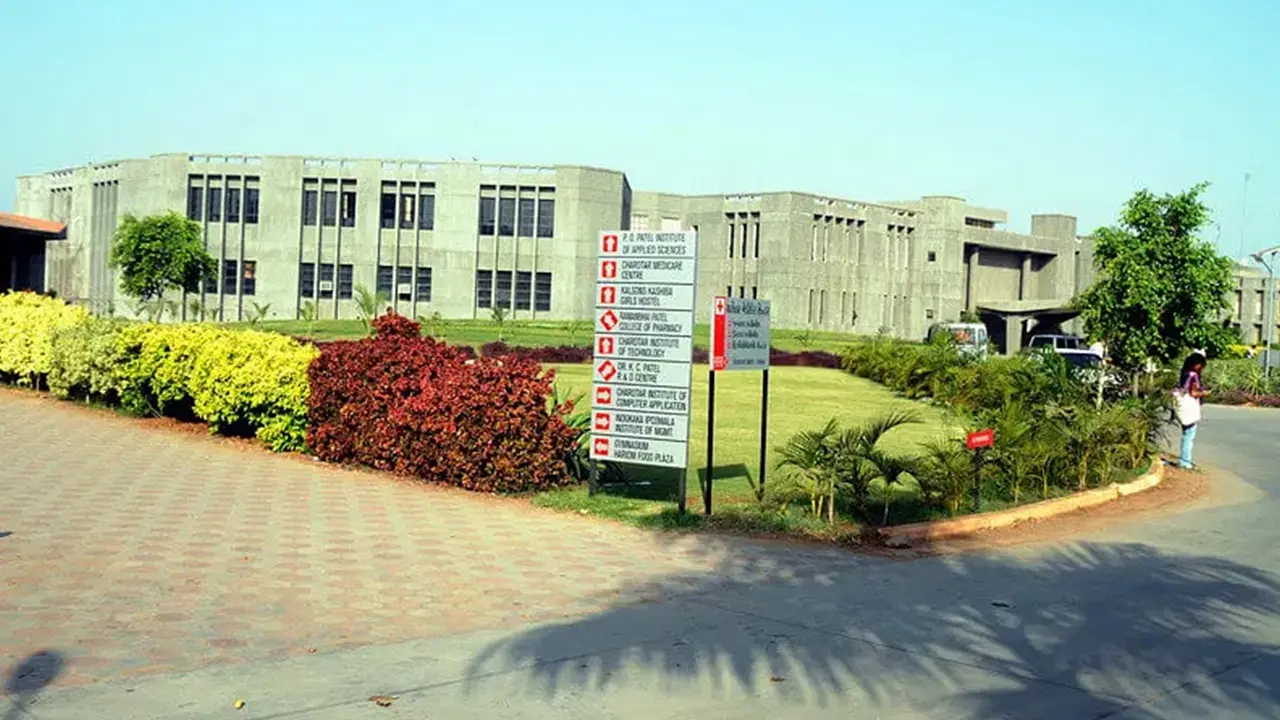 charotar university of science and technology gujarat banner