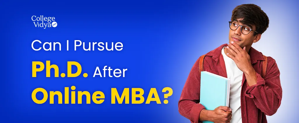 can i pursue phd after online mba