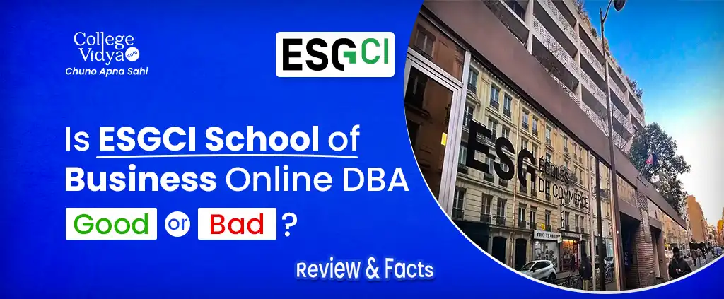 is esgci school of business online dba good or bad