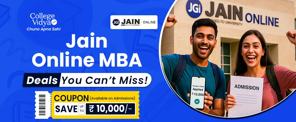 jain online mba deals you cant miss coupon codes and discounts available on admission