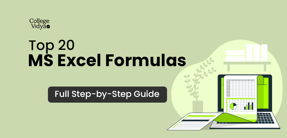 Top 20 MS Excel Formulas and Function: Learn with Example