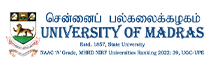 madras university distance education logo