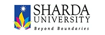 sharda university online up logo