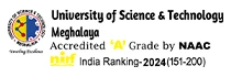 university of science and technology meghalaya logo