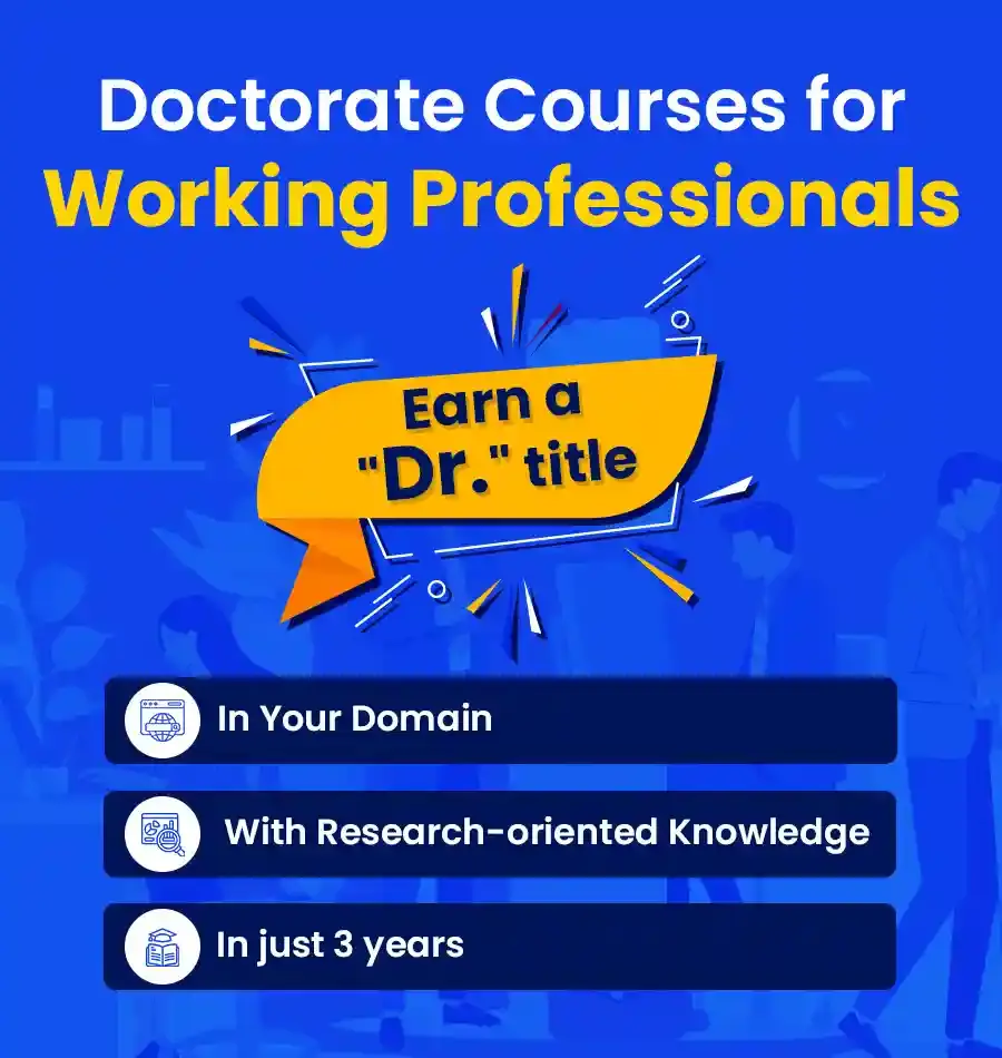 doctorate courses for working professionals..