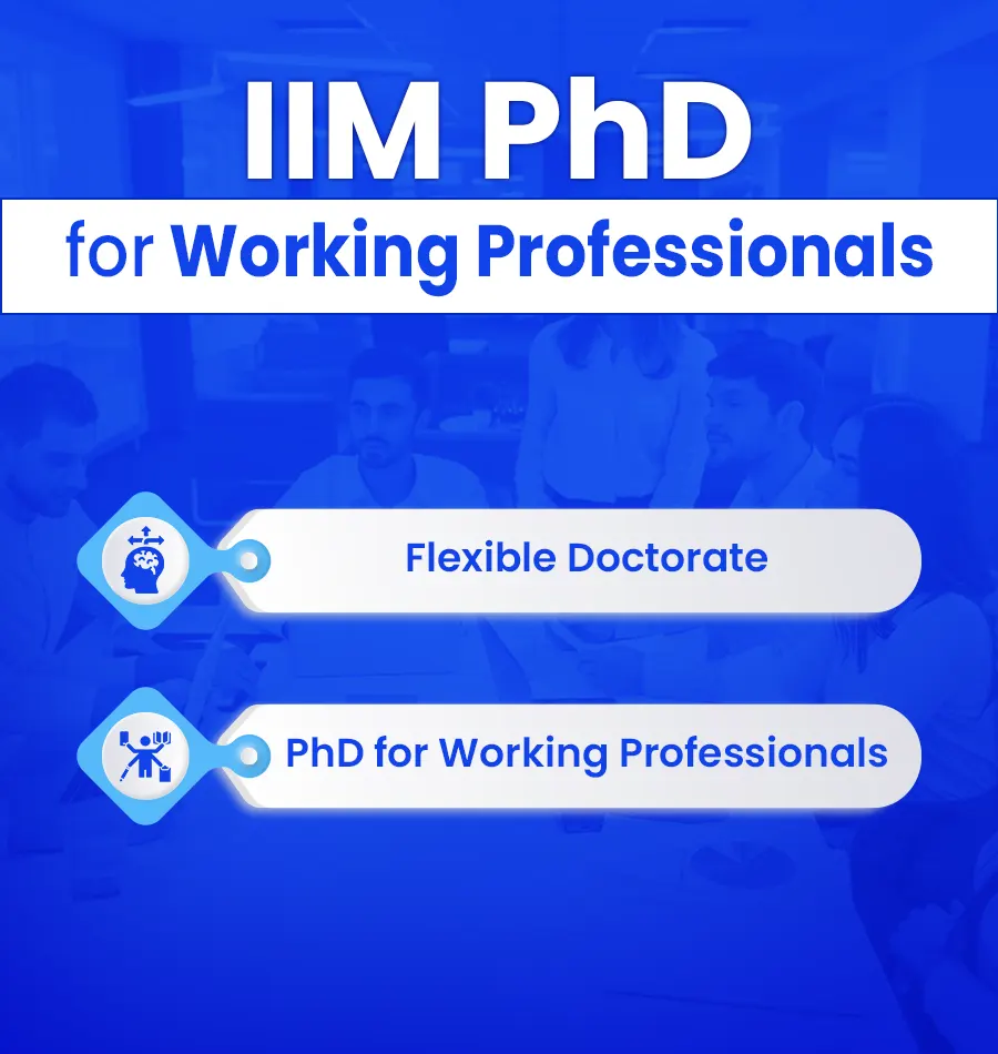 IIM PhD for Working Professionals