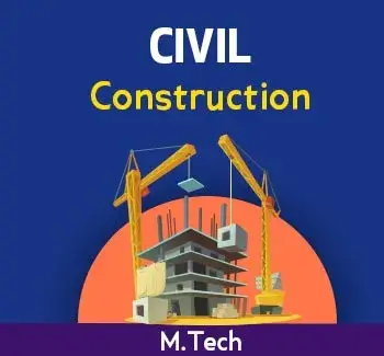 m tech for working professionals civil construction