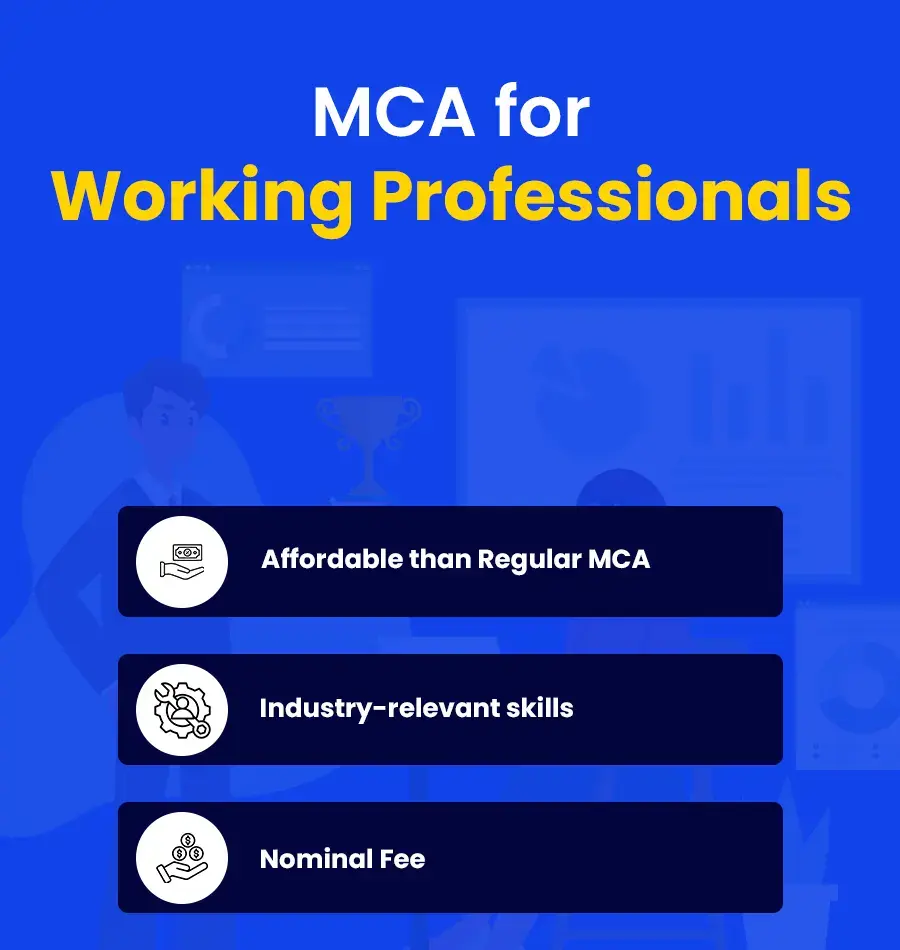 mca for working professionalsy