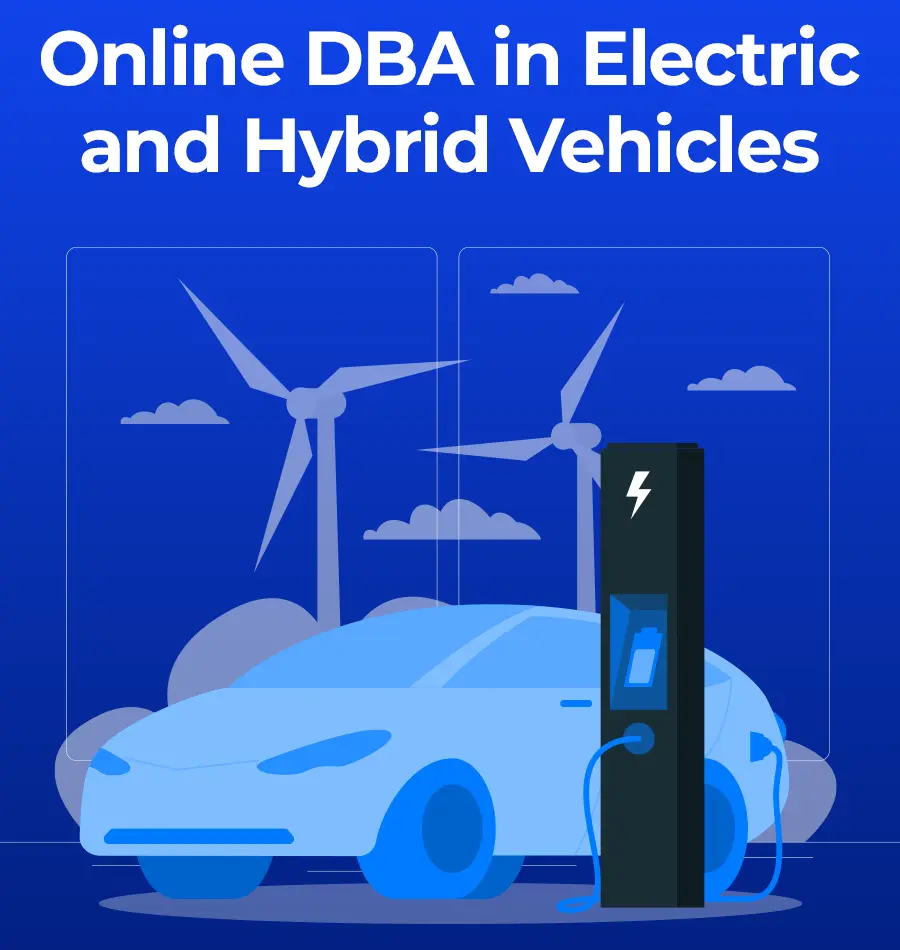 online dba in electric and hybrid vehicles