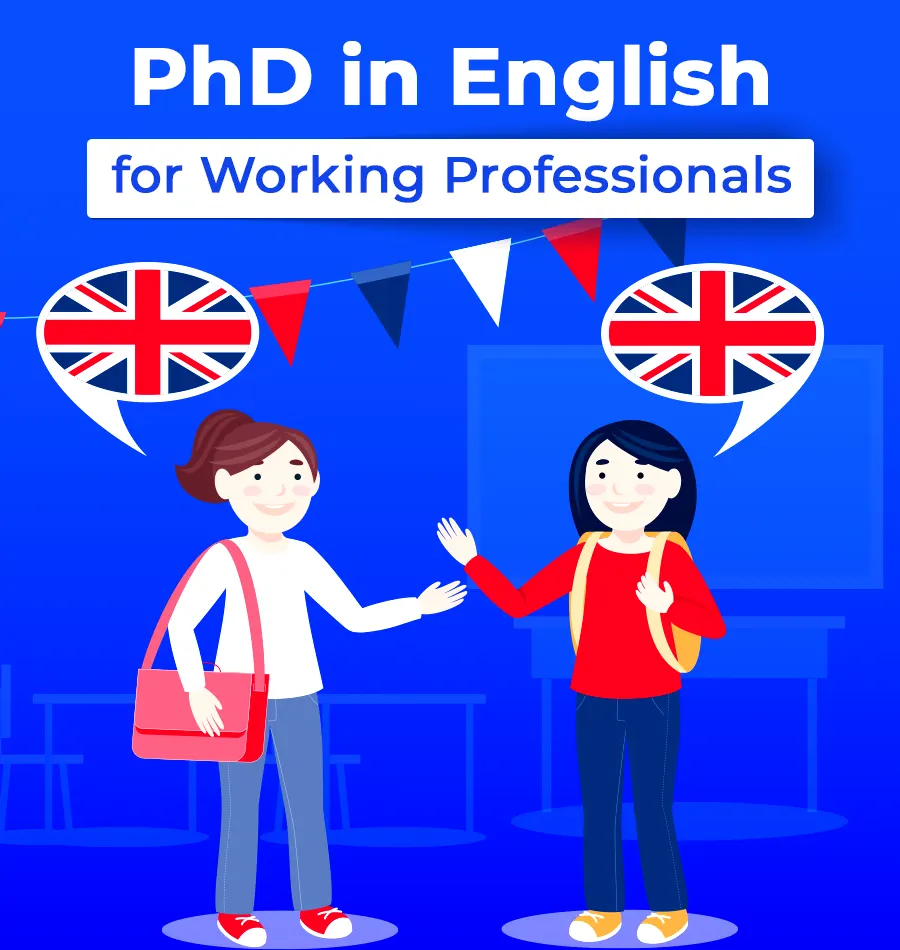 phd in english for working professionals