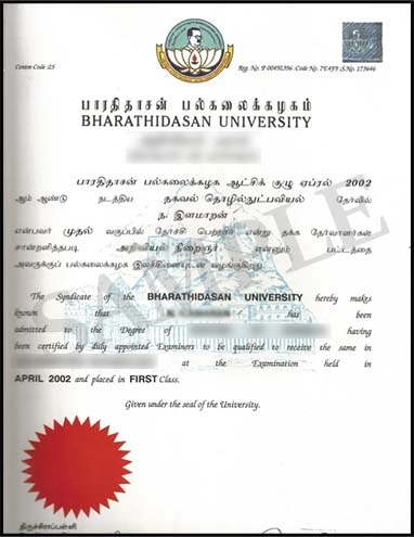 bharathidasan university distance education