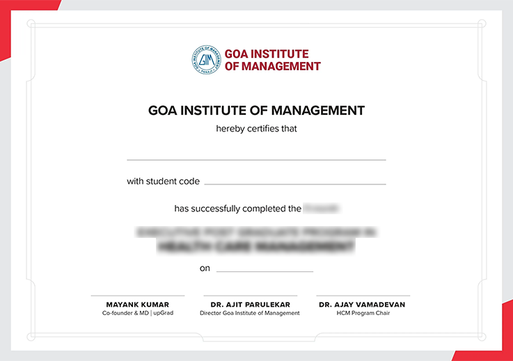 gim sample certificate..