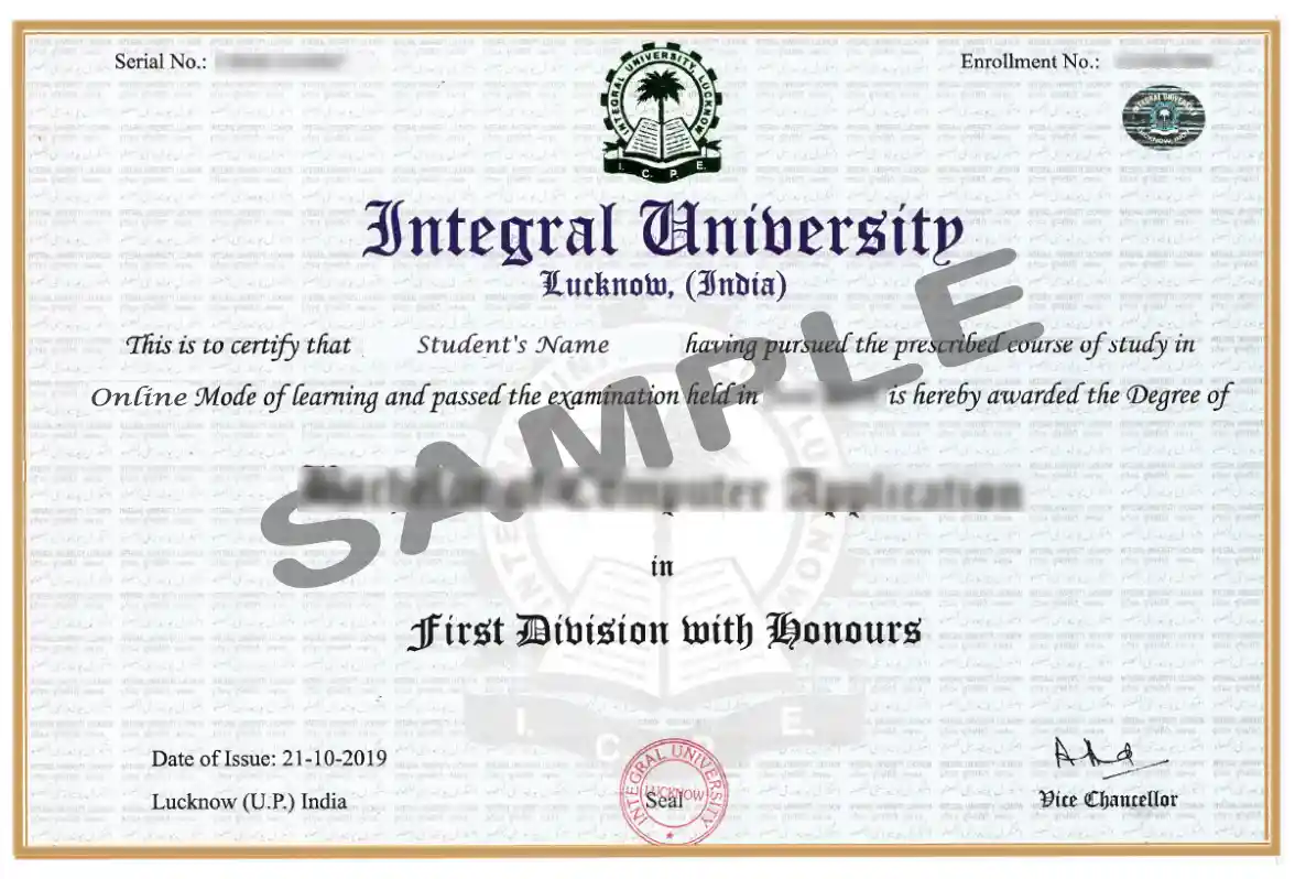 integral university online