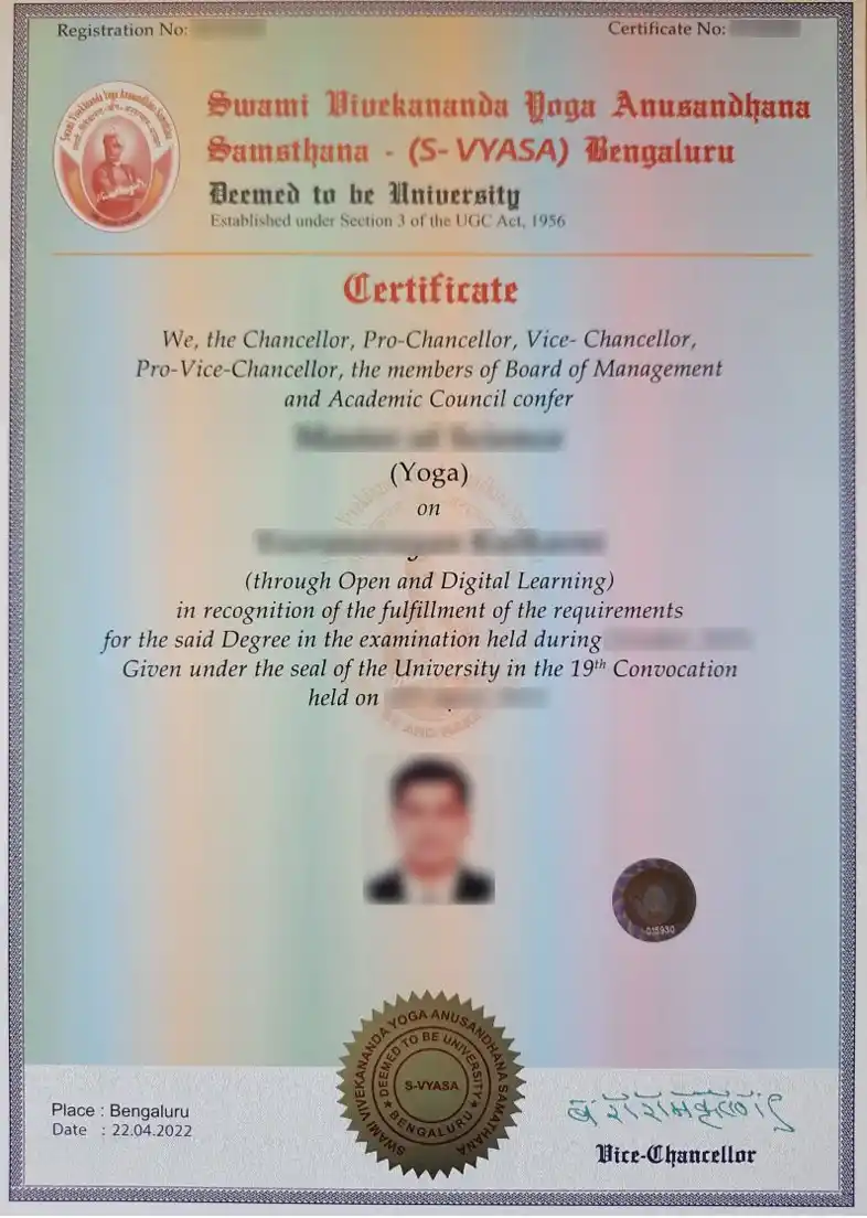 svyasa distance education