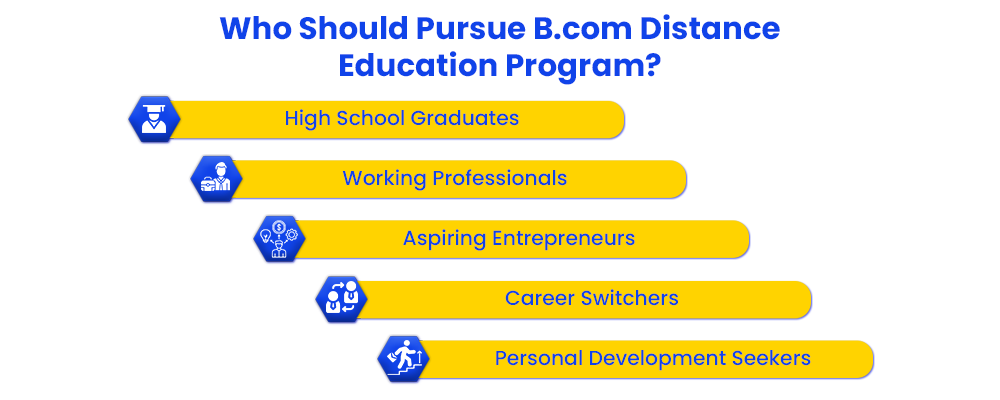 Who Should Pursue B.com Distance Education Program?