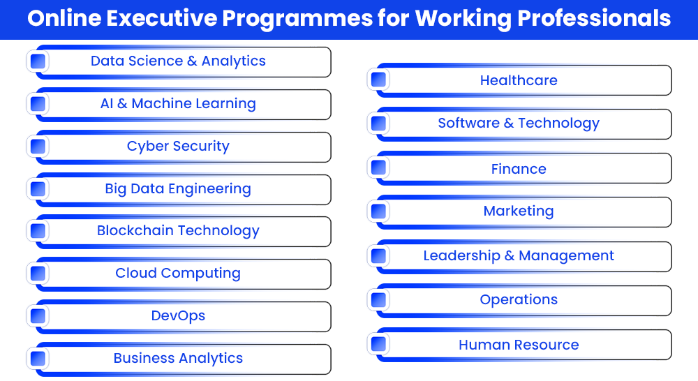 Online Executive Programmes for Working Professionals