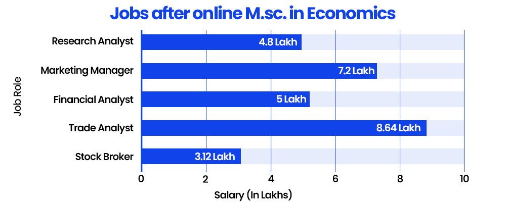 Jobs after online M.sc in Economics