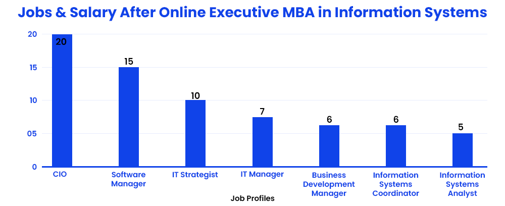 Jobs and Salary After Online Executive MBA in Information Systems