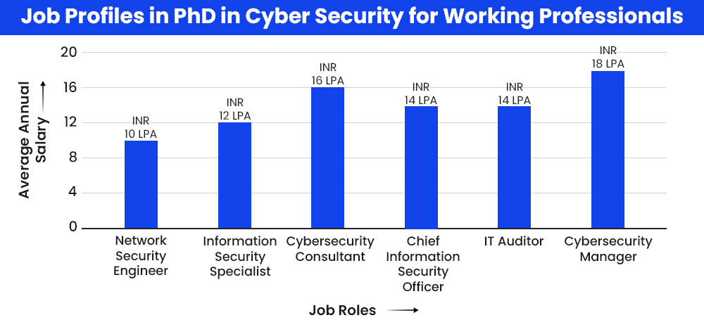 Job Profiles in PhD in Cyber Security for Working Professionals