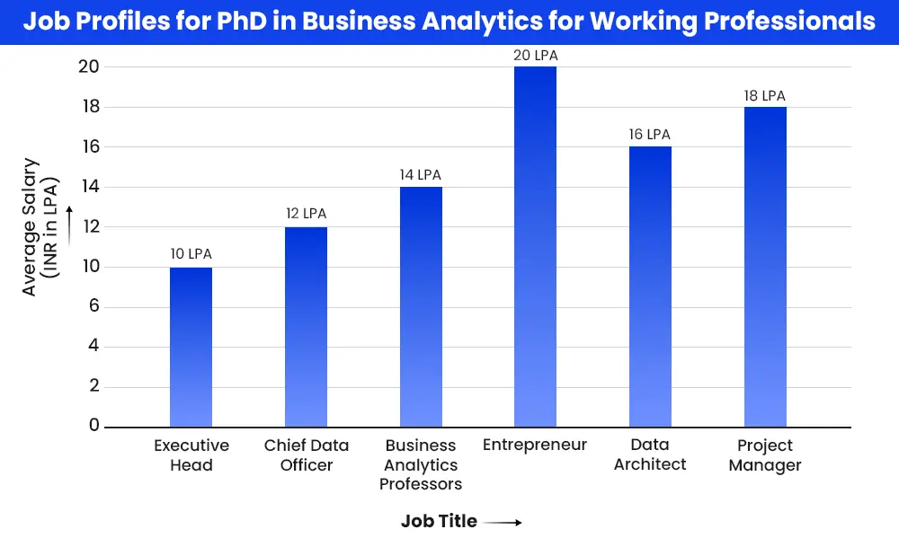 Job Profiles for PhD in Business Analytics for Working Professionals