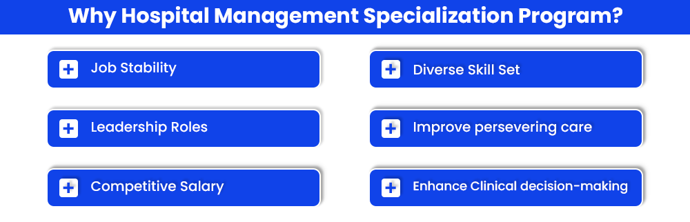 Why Hospital Management specialization program?