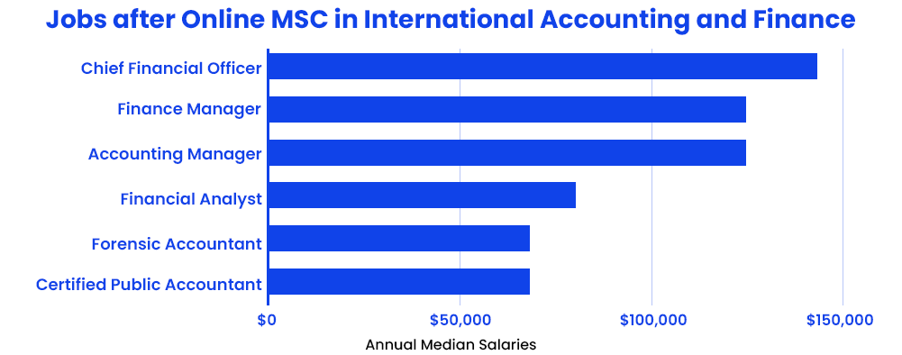 Jobs after Online MSC in International Accounting and Finance