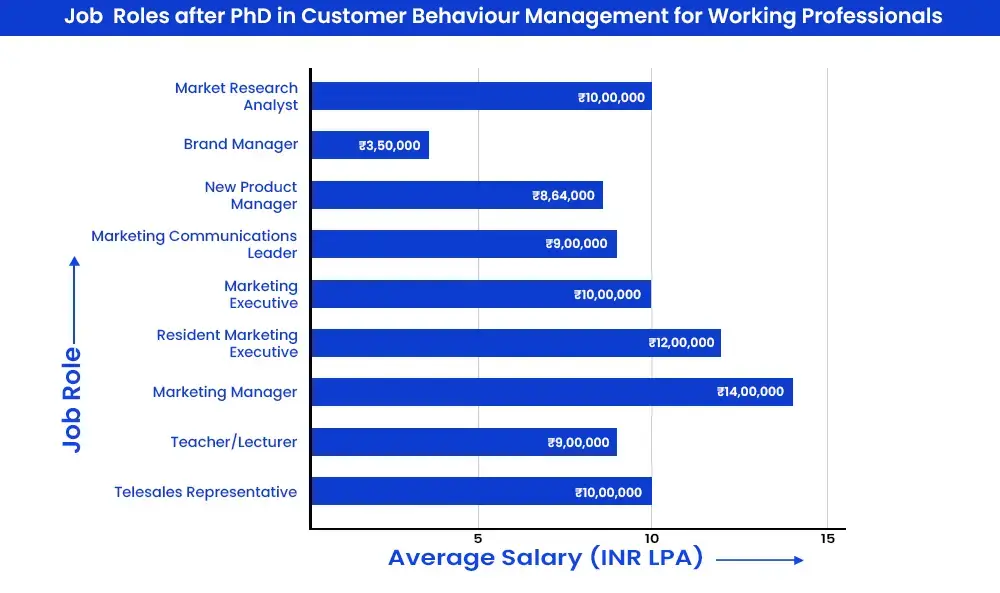 Job Roles after PhD in Customer Behaviour Management for Working Professionals