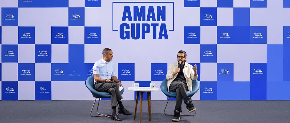Aman Gupta At College Vidya 2